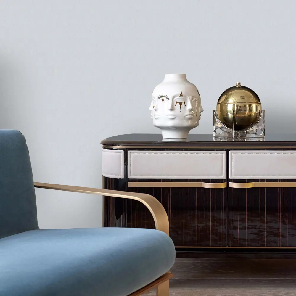 Флизелиновые обои Erismann Richard светло-серые для элегантного интерьера 89392228 STLM-1568983 - Вид №3