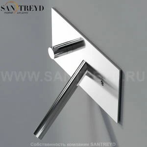 Встроенный смеситель с электронным управление ARUB1023DS SQUARE для раковины хромированный