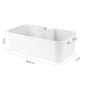 Полочка для душевой штанги Berossi Kniva цвет снежно-белый