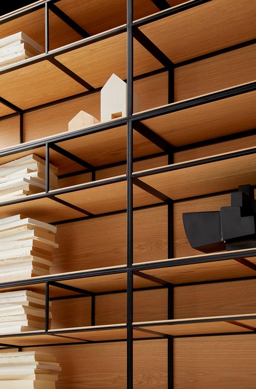 José Martínez Medina Открытый книжный шкаф с подсветкой Blacktone sun-id-1514520 - Вид №3