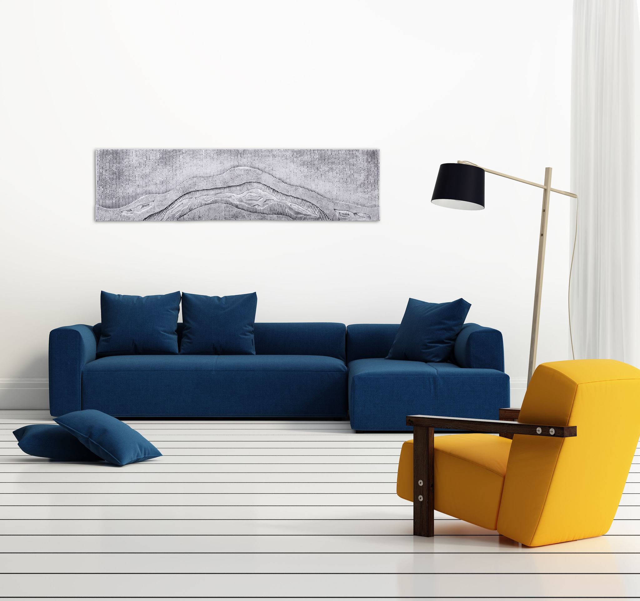 30020 Панно "Река счастья" Decoridom Santreyd  - Вид №2