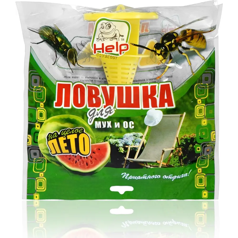 Ловушка Help для мух и ос 21x21 см 82735664 STLM-2040548 Santreyd 