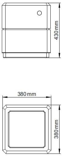 ENCHO ENCHEV - ETE Квадратная кашпо для общественных мест sun-id-1354223 - Вид №11