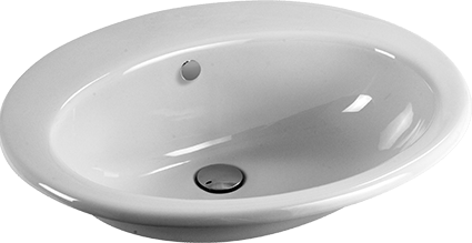 masian111 Встроенная раковина под столешницу овальная GSI ceramica City - Вид №1