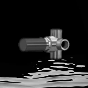 Внутренняя часть трехпотокового настенного переключателя 7WDM3008 Geda Nextage Built-in Parts скрытого монтажа