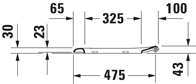 0060390000 Крышка сиденье для унитаза Duravit D-Code - Вид №4
