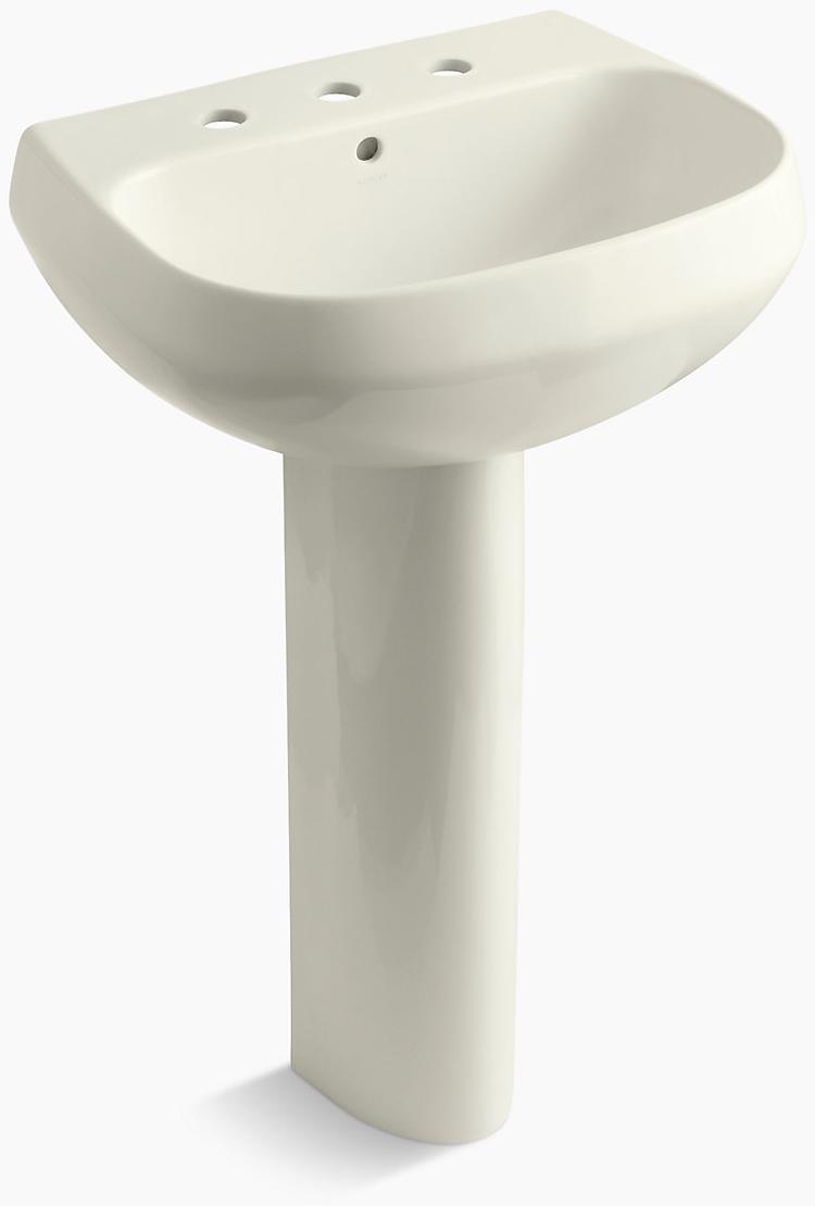 KOHLER Раковина на пьедестале Wellworth 8 шт. K-2293-8-96 