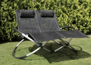 Шезлонг-лежак черный Concept double BESTA FIESTA  044662 Черный