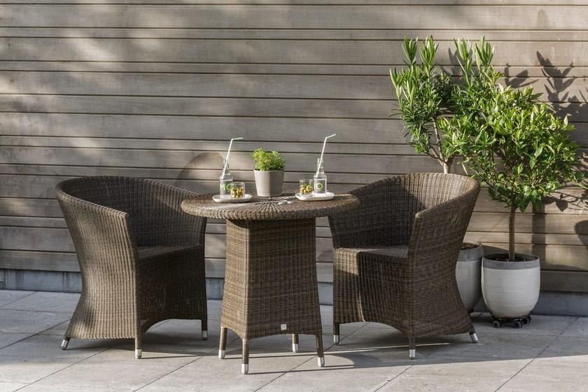 Kok Maison Круглый садовый стол из полиэтилена Résine fine sun-id-1437968 - Вид №4