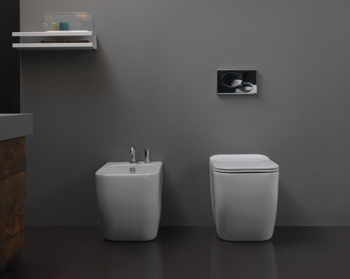 BRBI0122 Напольное биде приставное GSG CERAMIC BRIO - Вид №3