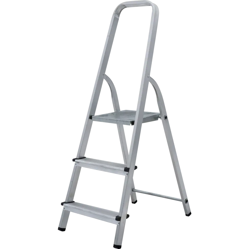 Стремянка Новая Высота Kroft 1110 3 ступени алюминий STLM-2105849