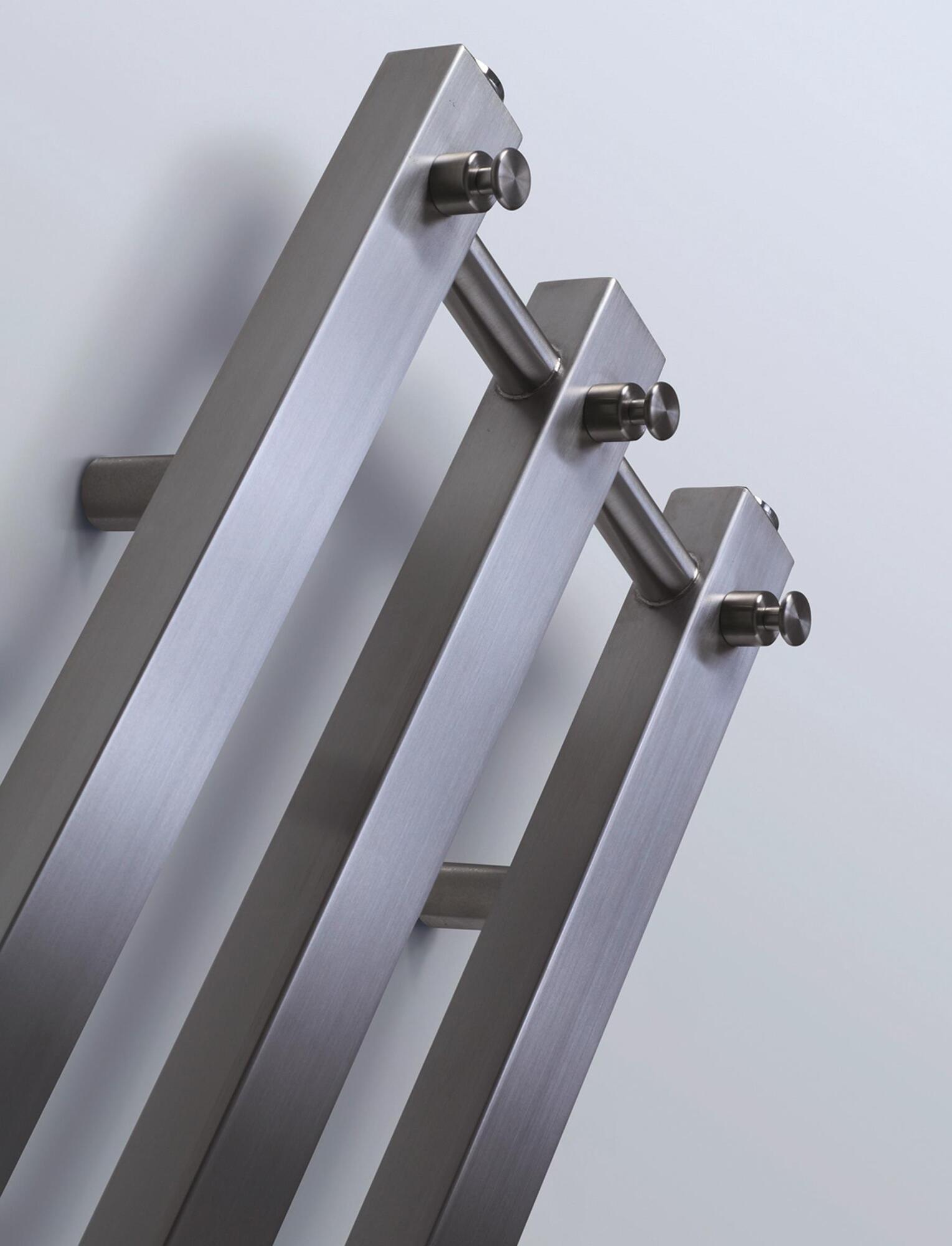 Радиатор Hammam DOMINO Stainless steel radiator комбинированный; электрический или водяной Сталь  - Вид №8