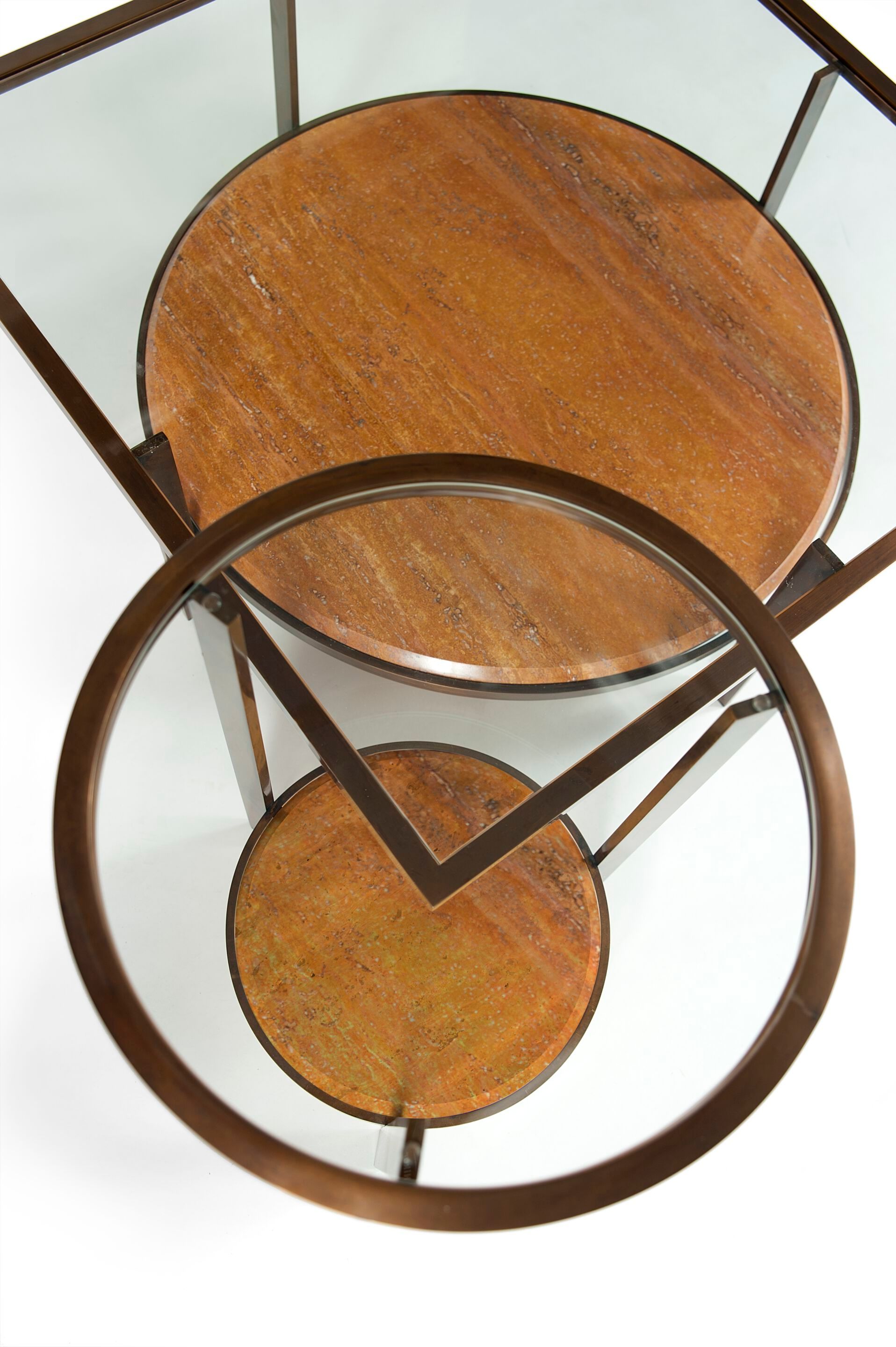 Круглый Хрустальный журнальный столик Borzalino PAUL ARCH-00016429 - Вид №9