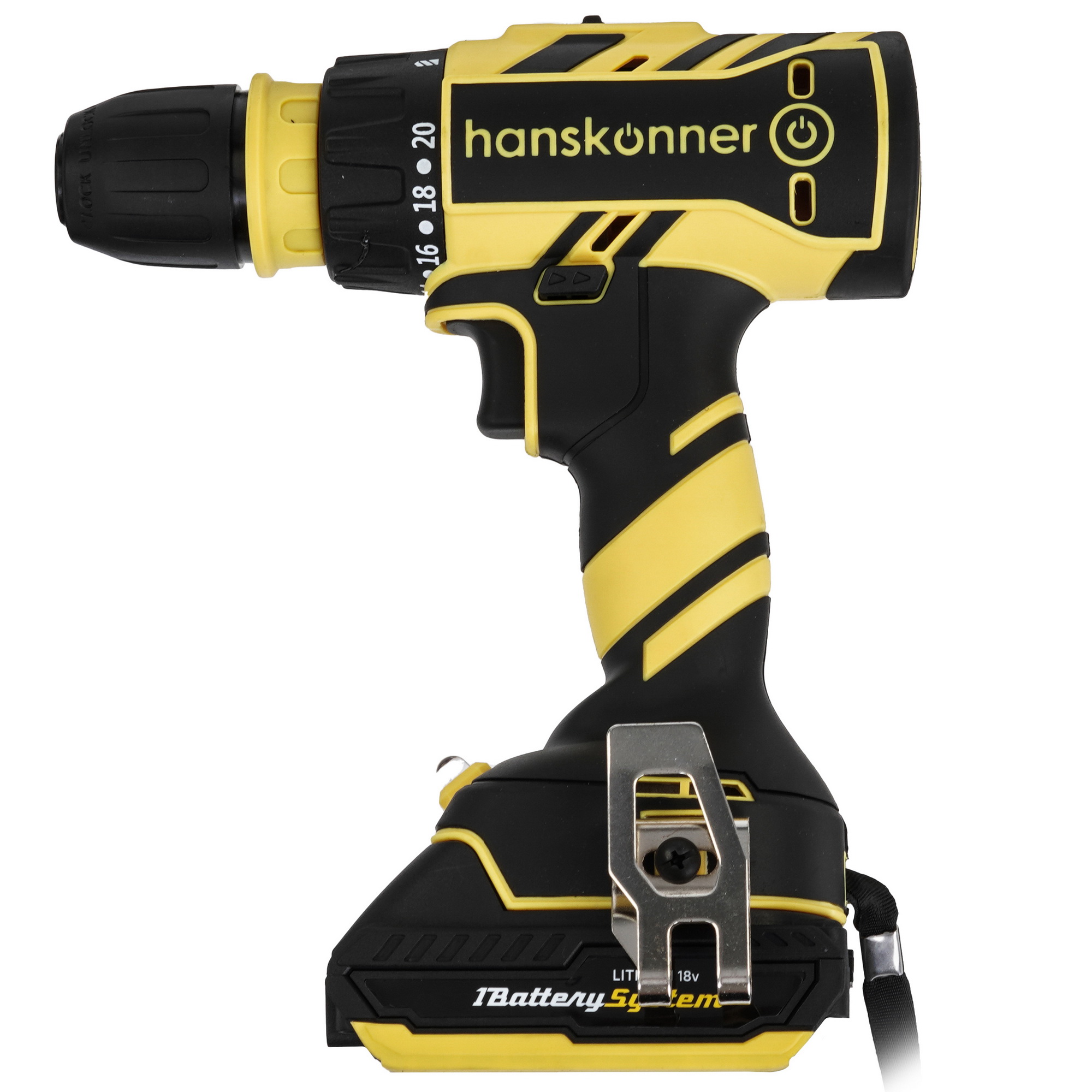 Дрель-шуруповерт Hanskonner HCD1865C 1BatterySystem 18V 9127187 STDN-0062185