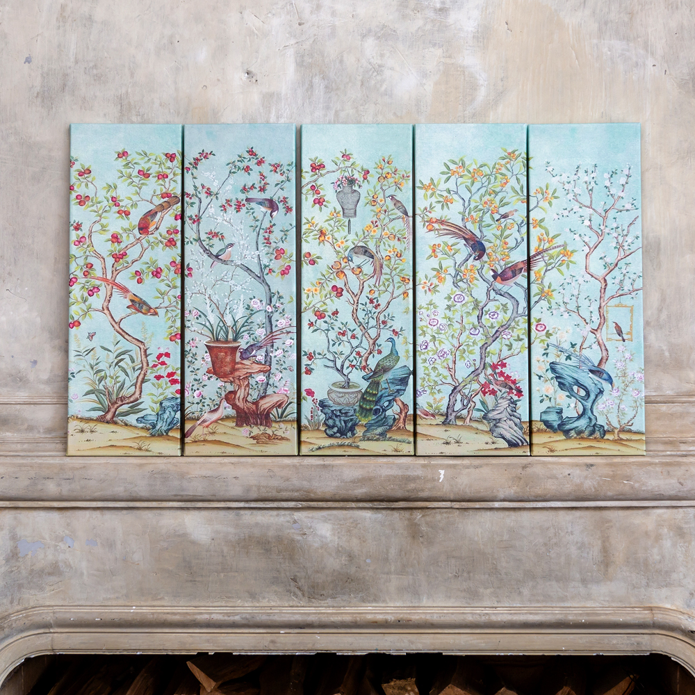 75080012 Картина «Шинуазри», версия 9/5 (холст, галерейная натяжка) Object Desire  - Вид №2