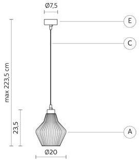 Karman Подвесной светильник с прямым светом в стекле Ceraunavolta sun-id-1365210 - Вид №8
