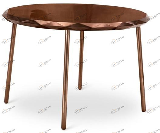 Scarlet Splendour Круглый обеденный стол из металла 88 secrets sun-id-1460376