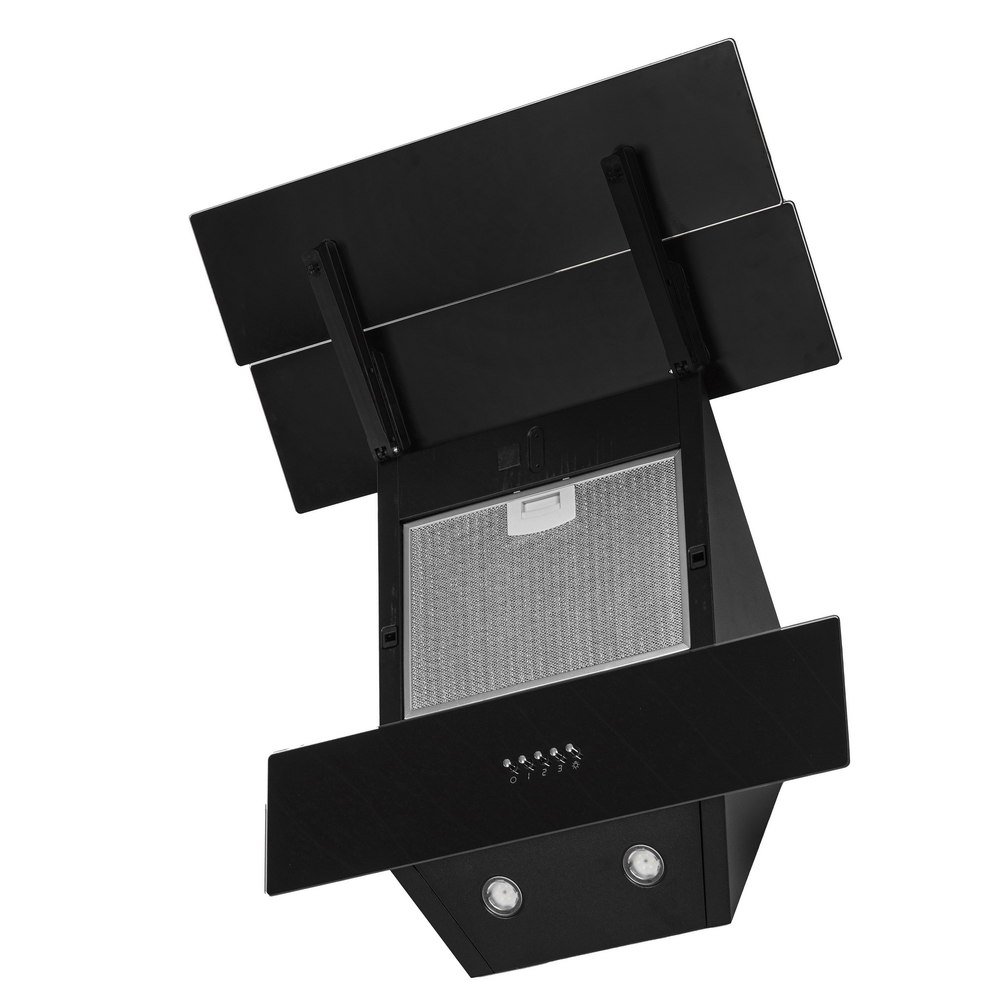 9121485 Вытяжка наклонная Monsher TROYES 60 Noir черный/черный STDN-0100086 - Вид №2