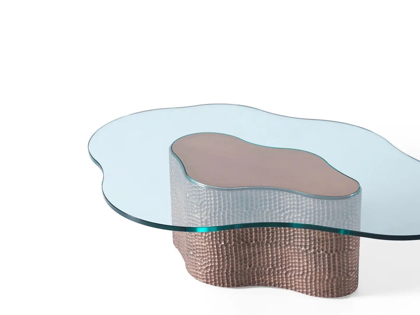 Журнальный столик из дерева и стекла Mobi сахара ARCH-00103080