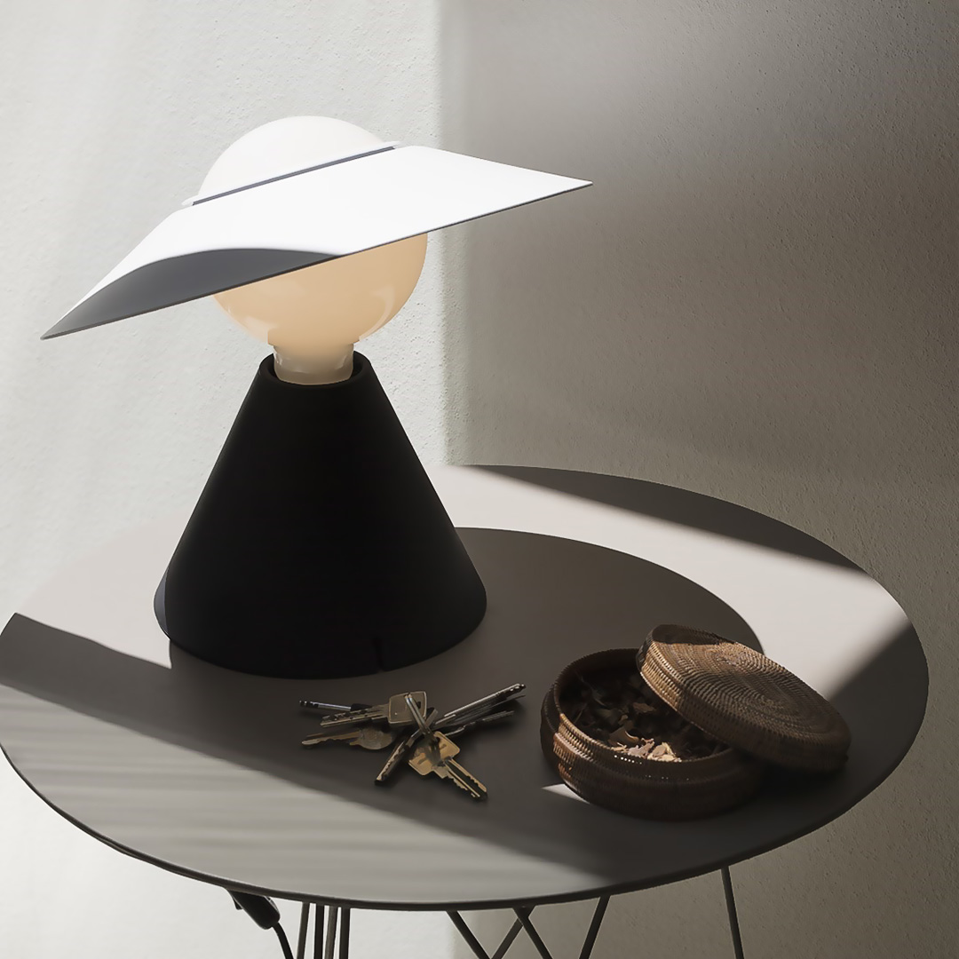 Linea Light 8966 FANTE черная лампа настольная 121890 - Вид №2