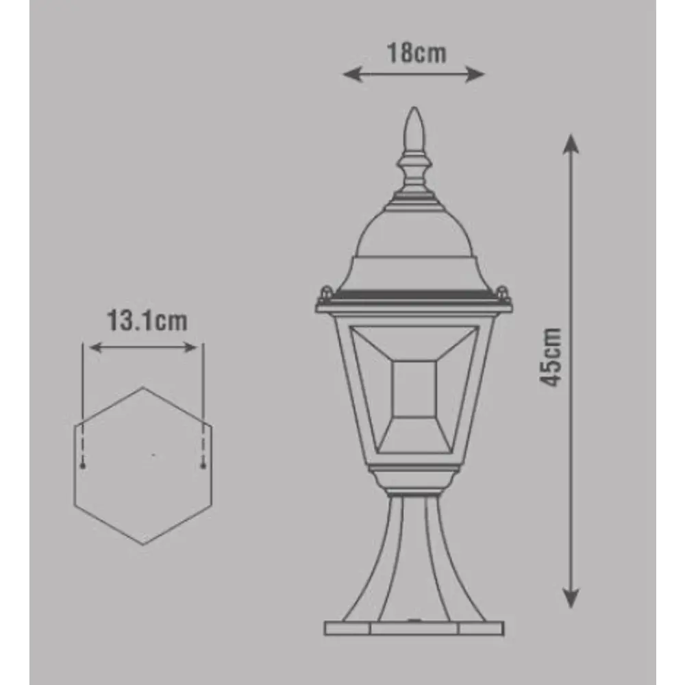 INSPIRE Chester - классический уличный столб для садового освещения 13323415 STLM-0003010 - Вид №5
