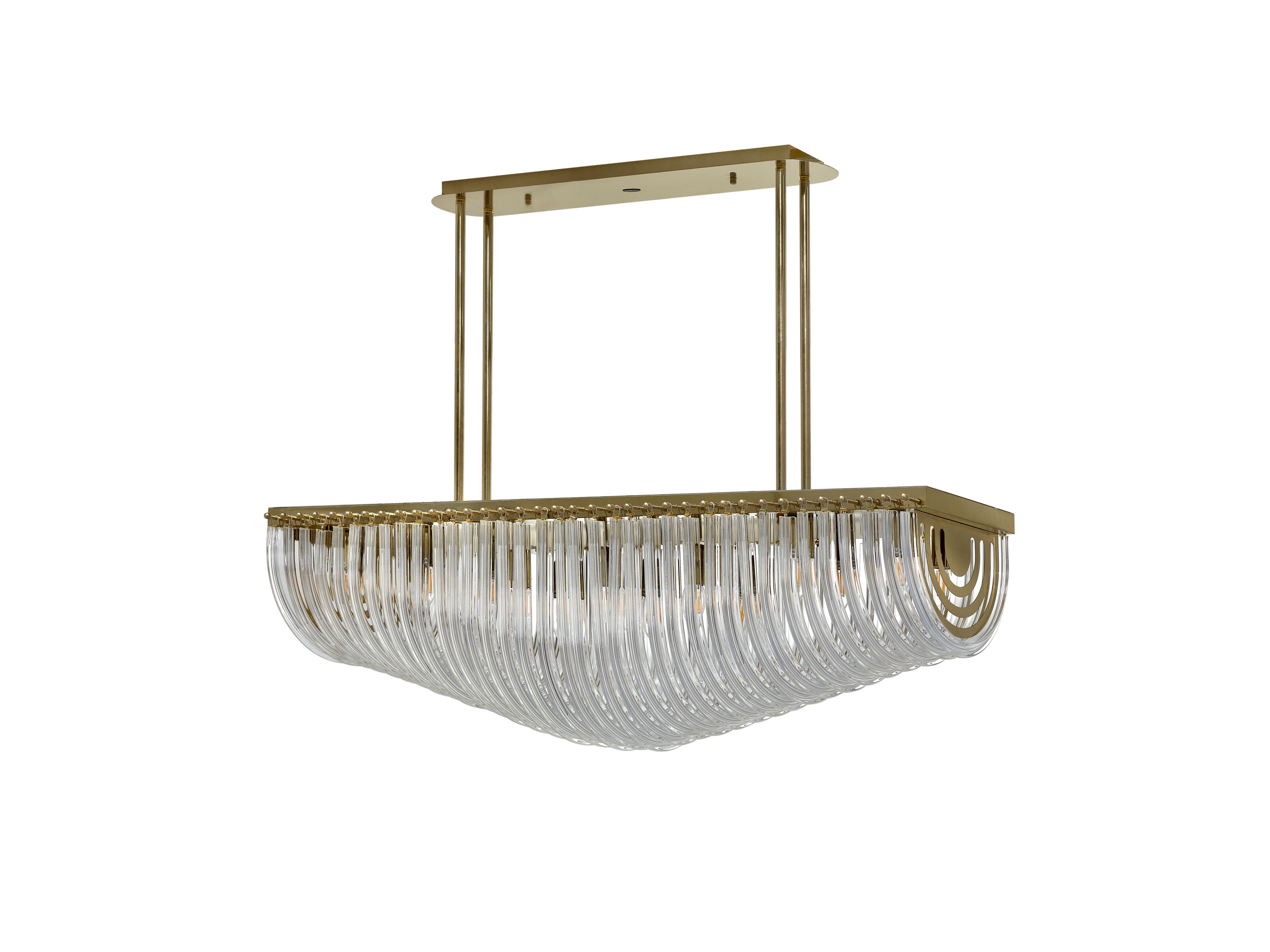 Подвесной светильник из нержавеющей стали и стекла K-Lighting Анатоль ARCH-00069279