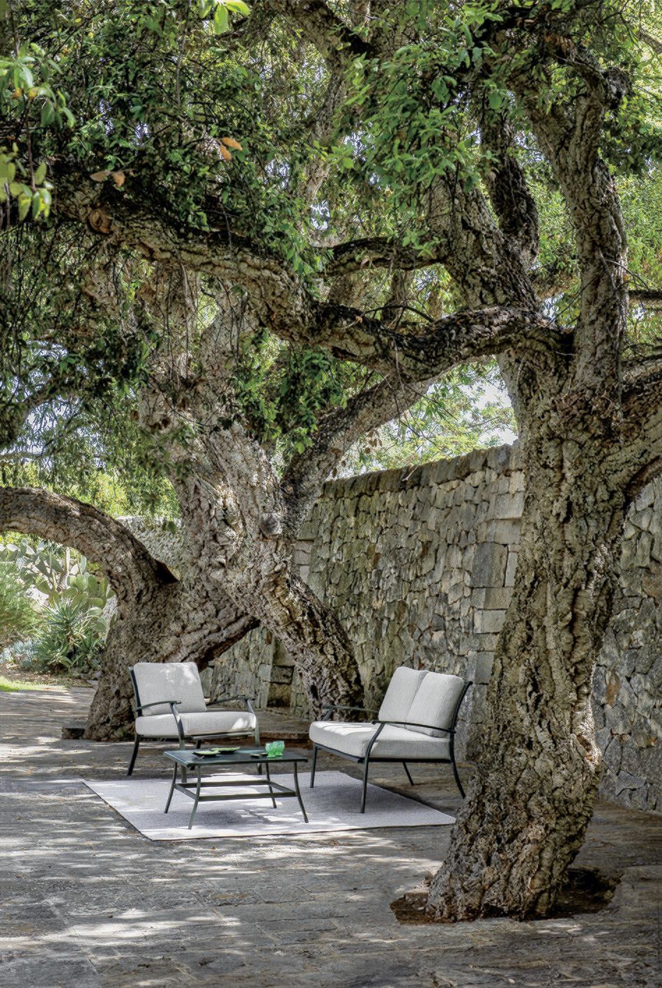 Стальной квадратный садовый стол Ethimo эликсир ARCH-00134992 - Вид №3