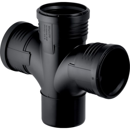 390.566.14.1 Крестовина со смещенным впуском Geberit Silent-PP 87,5° Geberit 