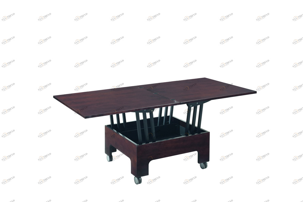 Обеденный стол-трансформер на колесах венге 90-180 см Brave ESF FASHION 044006 Венге;коричневый