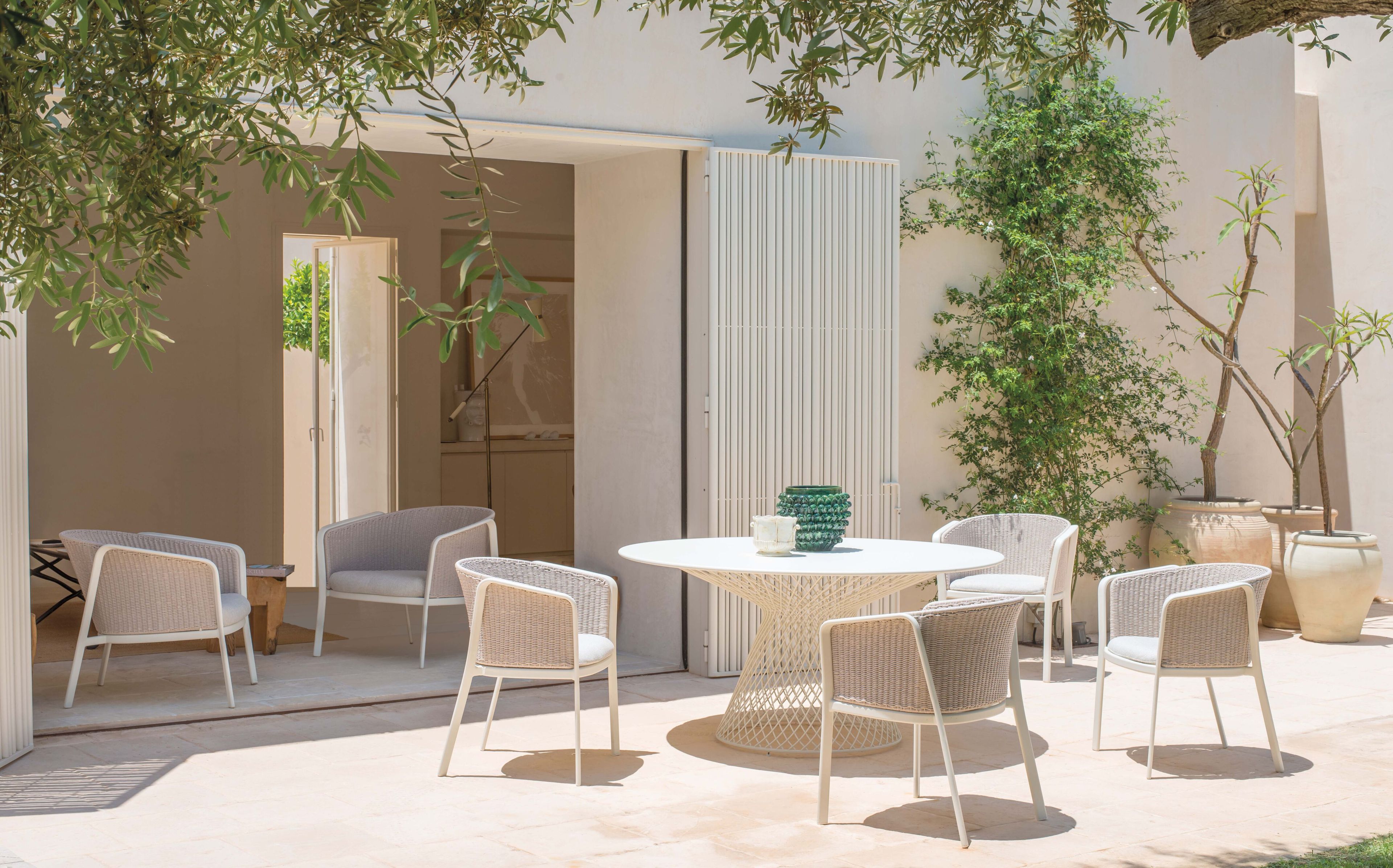 Алюминиевый стул и квадратный плетеный Канат emu ARCH-00123774 - Вид №7