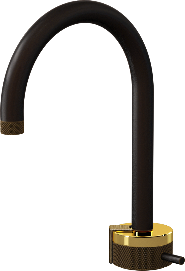 E-11502-R1AU-L2VBB-OB Однорычажный прогрессивный смеситель для раковины - излив 16см GRAFF MOD+