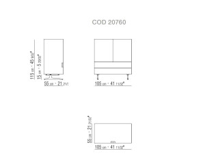 Шкаф из красного дерева с распашными дверцами