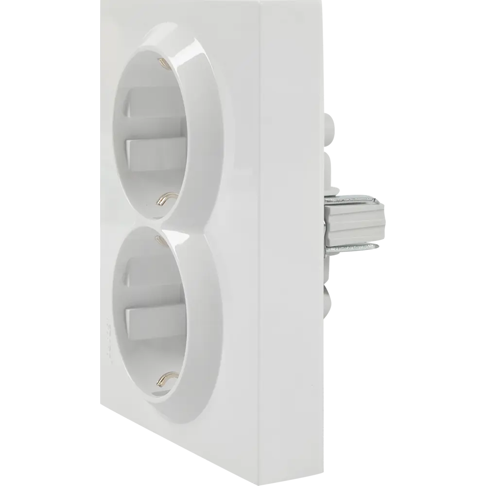 Двойная розетка Lezard Vesna с заземлением для современного интерьера 84408496 STLM-1575924 - Вид №4