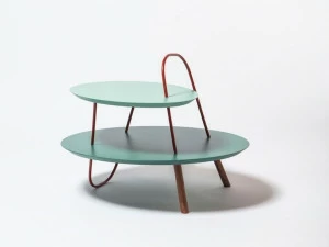 Medulum Круглый деревянный журнальный столик Orbit