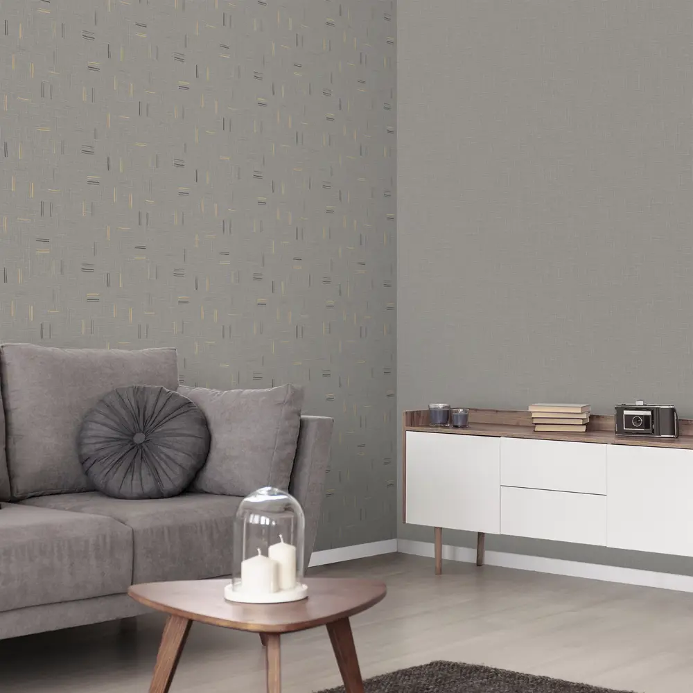 Обои флизелиновые Ateliero Palochki темно-серые 89432686 STLM-1569543 - Вид №4