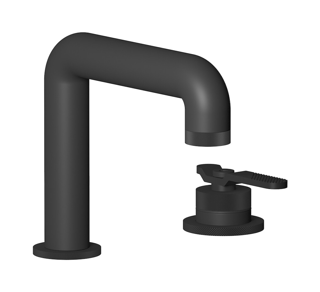 Смеситель для раковины на 2 отверстия WE ARE IB b2394np Matt Black Bold