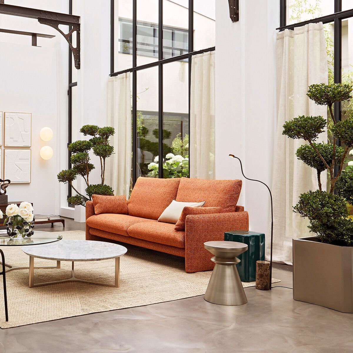 Настенный светильник / потолочный светильник из опалового стекла и металла AMPM FAITH ARCH-00144504 - Вид №3