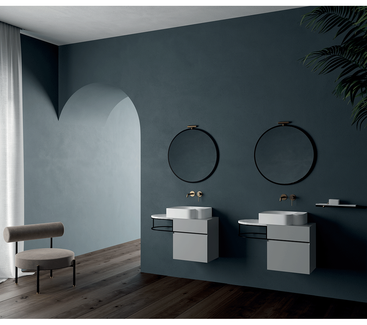 Ex.T Rest lounge chair Кресло для отдыха, обитое зеленым бархатом EXRESTLOUNGE/VEGR  - Вид №3