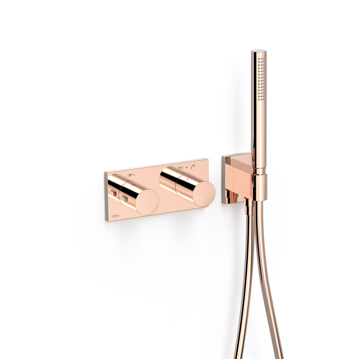 B-SYSTEM 2-ходовой встраиваемый термостатический смеситель B-system-30735201OP TRES Thermostatic