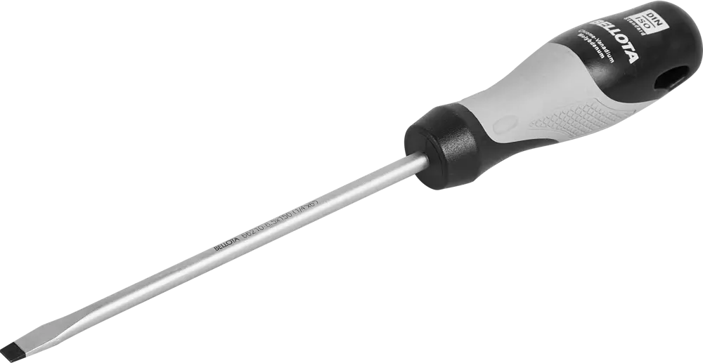 Прямая отвертка Bellota SL6.5 с эргономичной рукояткой 87100213