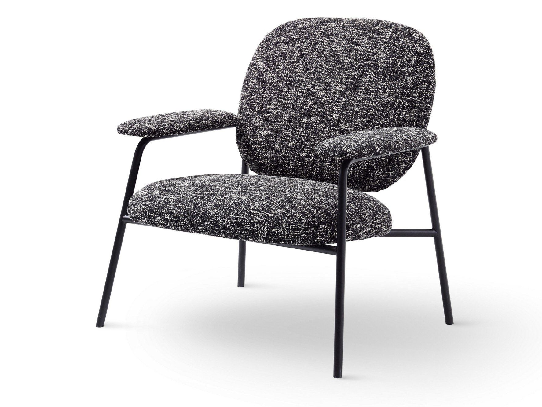 Тканевое кресло с подлокотниками Saba Italia Philo ARCH-00151590