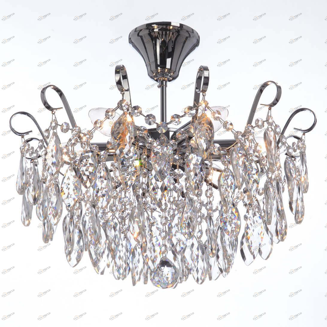 Люстра потолочная серебристая Vitaluce V5333/6PL VITALUCE ДИЗАЙНЕРСКИЕ 00-3888527 Хром 