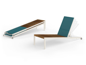 Штабелируемая Садовая кровать из тикового дерева и Batyline®