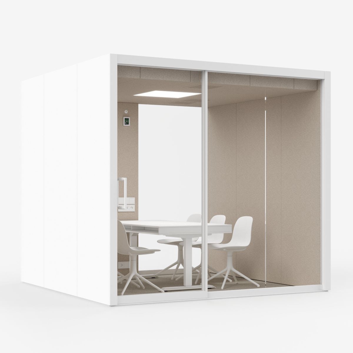 Многосторонняя акустическая офисная кабина со встроенным освещением Vetrospace VETROSPACE L+ ARCH-00028534 - Вид №3