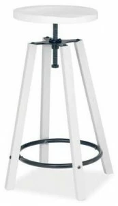 CREO Kitchens Табурет из массива дерева с регулируемой высотой