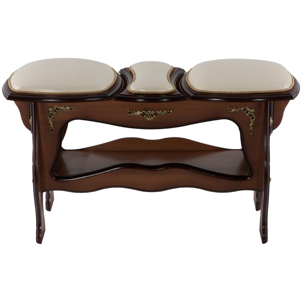 11138 Скамья 3-секционная большая Молочный BOGACHO 4627170345319 - Вид №1