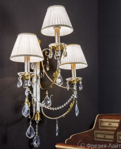 Orion WA 2-1305/3 silber-gold Miramare бра