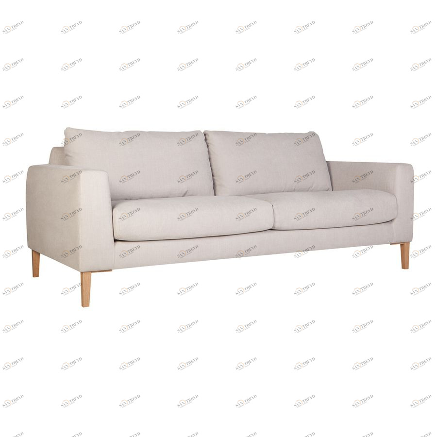 Диван Malin, трехместный, светло-бежевый Sits S1398