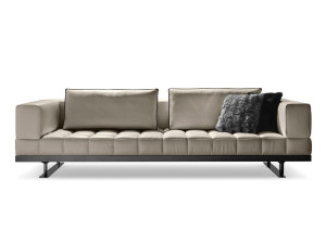 3-местный кожаный диван