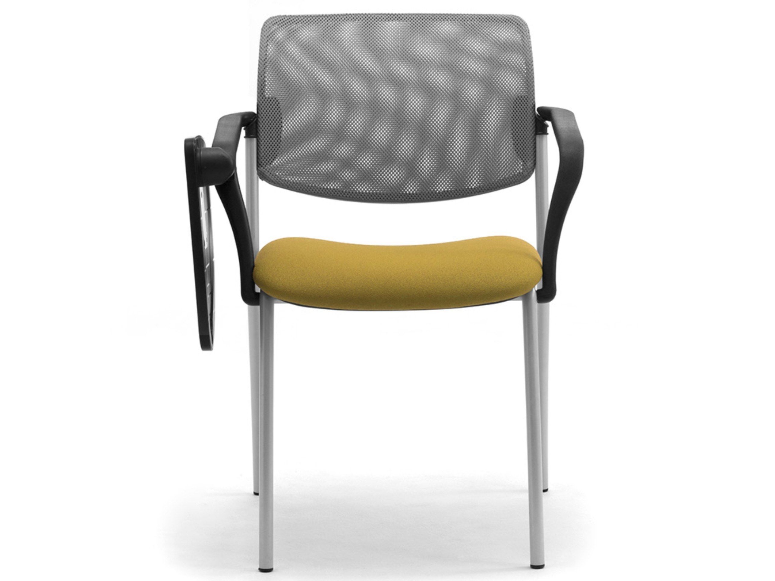 Стул для конференций из стали и ткани с подлокотниками Leyform Laila ARCH-00125612 - Вид №1